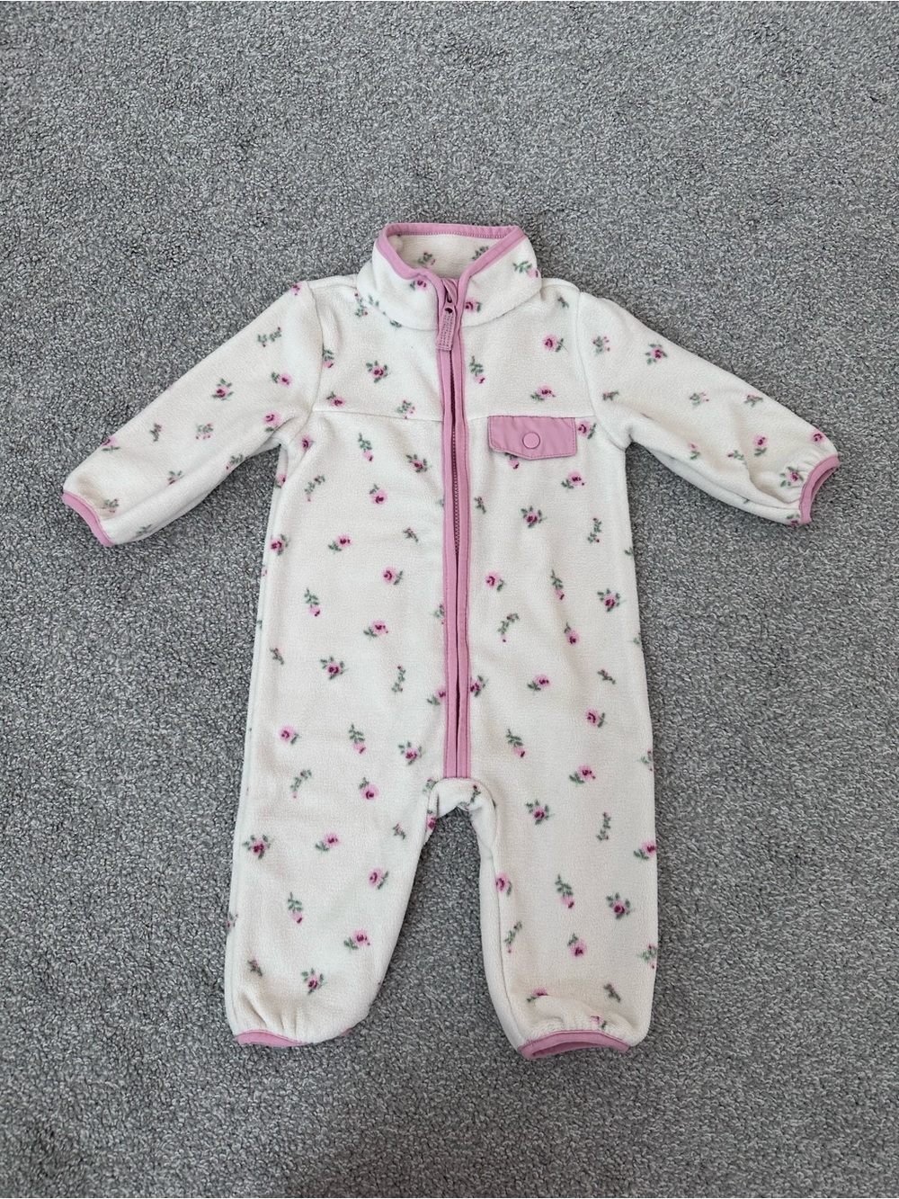 NWOT Carter’s Little Planet Fleece Zip Up One Piece